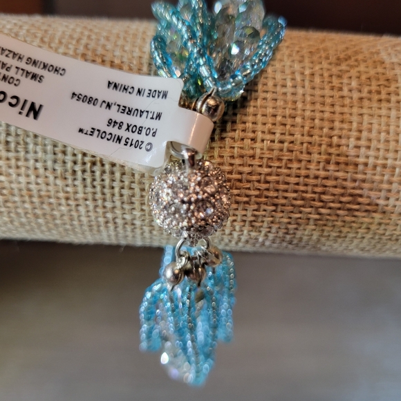 Cathy's Concepts Rhinestone Earrings & Nicole Beaded Bracelet CostumeJewelry Lot - Picture 11 of 11